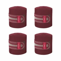 Animo Italia - Bandes de polo Wils prune (x4)