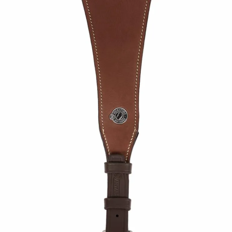 Antarès Sellier - Fourche de martingale pleine Bib Signature marron