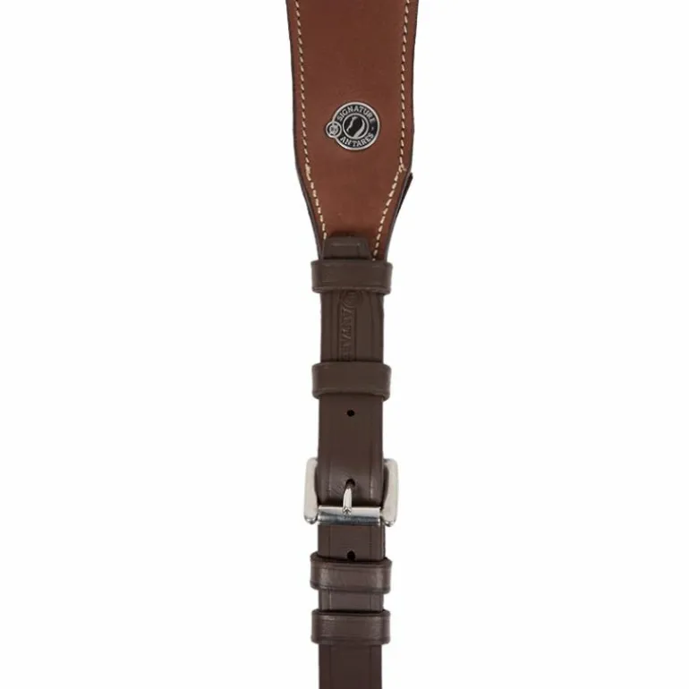 Antarès Sellier - Fourche de martingale pleine Bib Signature marron