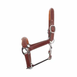 Antarès Sellier - Licol doublé cuir marron/ camel