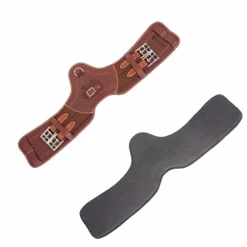 Antarès Sellier - Sangle Signature anatomique courte tabacco et doublure