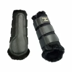 Back on Track - Guêtres souples 3D mesh avec fourrure x2