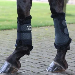 Back on Track - Guêtres souples 3D mesh avec fourrure x2