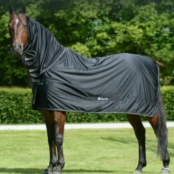 Bucas - Chemise séchante Shamrock Power Full Neck noir/ sliver