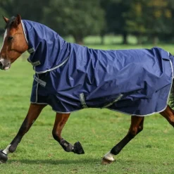 Bucas - Couverture d'extérieur Freedom Turnout Full Neck 300/150 marine 300g