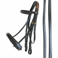 Canter - Bride Euro avec rênes (2 paires) noir
