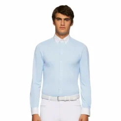 Cavalleria Toscana - Chemise manches longues homme bleu