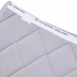 Cavalleria Toscana - Tapis de selle Diamond Quilted Jersey light grey