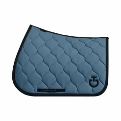 Cavalleria Toscana - Tapis de selle New Circular Quilted Jersey peacook green
