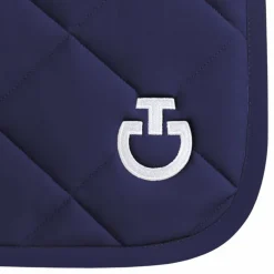Cavalleria Toscana - Tapis de selle Diamond Quilted Jersey midnight blue