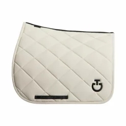 Cavalleria Toscana - Tapis de selle Diamond Quilted Jersey vanille