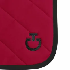 Cavalleria Toscana - Tapis de selle Diamond Quilted Jersey framboise