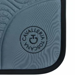 Cavalleria Toscana - Tapis de dressage Double Orbit Wave Quilted peacook green