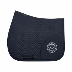 Cavalleria Toscana - Tapis de dressage Double Orbit Wave Quilted marine