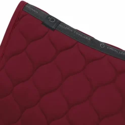 Cavalleria Toscana - Tapis de selle New Circular Quilted Jersey bordeaux