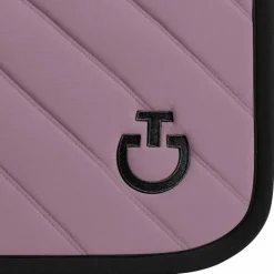 Cavalleria Toscana - Tapis de selle Diamonds and Lines lilas