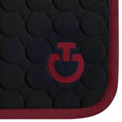 Cavalleria Toscana - Tapis de selle Circle noir/ bordeaux