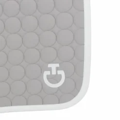Cavalleria Toscana - Tapis de selle Circle Quilted light grey