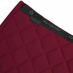 Cavalleria Toscana - Tapis de selle Diamonds and Lines bordeaux