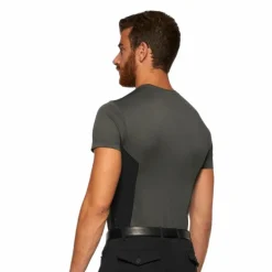 Cavalleria Toscana - T-shirt manches courtes homme performance gris