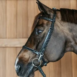Dyon - Bridon d'entraînement Tressé Working By Dy'on noir
