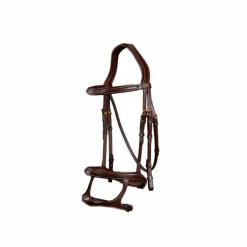 Dyon - Bridon double muserolle D Collection havane