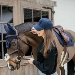 Dyon - Bridon muserolle croisée tressée havane