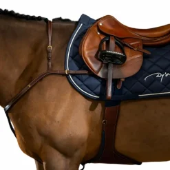 Dyon - Collier de chasse long pont D Collection brun