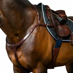 Dyon - Collier de chasse long pont New English Collection brun