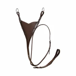 Dyon - Martingale pleine en cuir souple New English Collection marron
