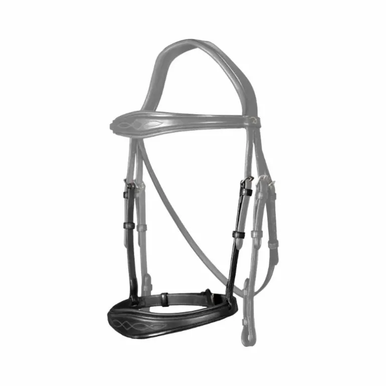 Dyon - Muserolle anatomique sans flash English Collection noir