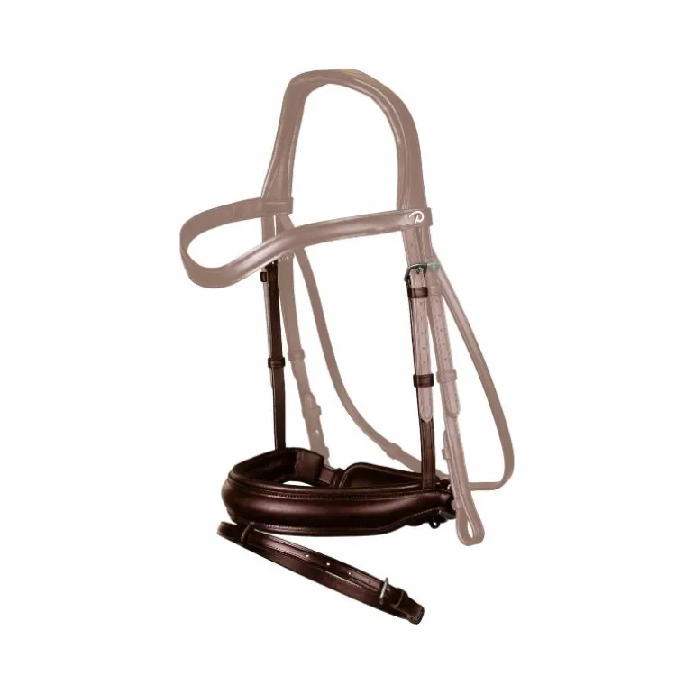 Dyon - Muserolle combinée mat Pull-back New English Collection marron