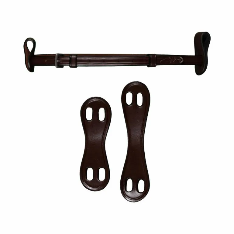 Dyon - Noseband 1/2 avec attaches amovibles marron