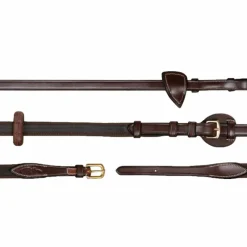 Dyon - Rênes ajustables 5/8 D Collection brun