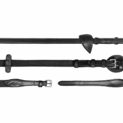 Dyon - Rênes ajustables 5/8 New English Collection noir