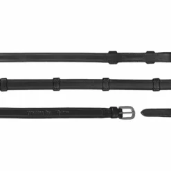 Dyon - Rênes de bride tout cuir avec 7 arrêtoirs 5/8 Working by Dyon noir