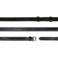 Dyon - Rênes de bride tout cuir 1/2 New English Collection noir