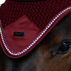 Equestrian Stockholm - Bonnet pour chevaux Modern Crystal noir