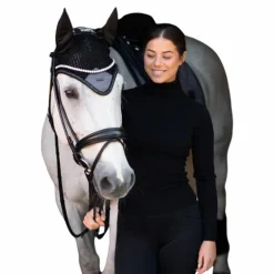 Equestrian Stockholm - Bonnet Winter Shadow noir