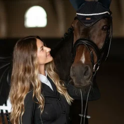 Equestrian Stockholm - Bonnet pour chevaux Modern Dark Ocean marine