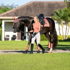Equestrian Stockholm - Guêtres fermées Classic Mesh Coral