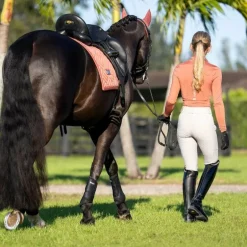 Equestrian Stockholm - Guêtres fermées Classic Mesh Coral