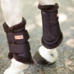 Equestrian Stockholm - Guêtres fermées Moonless Night marron/ violet x2