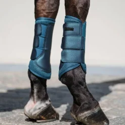 Equestrian Stockholm - Guêtres fermées Classic Mesh Teal Blue