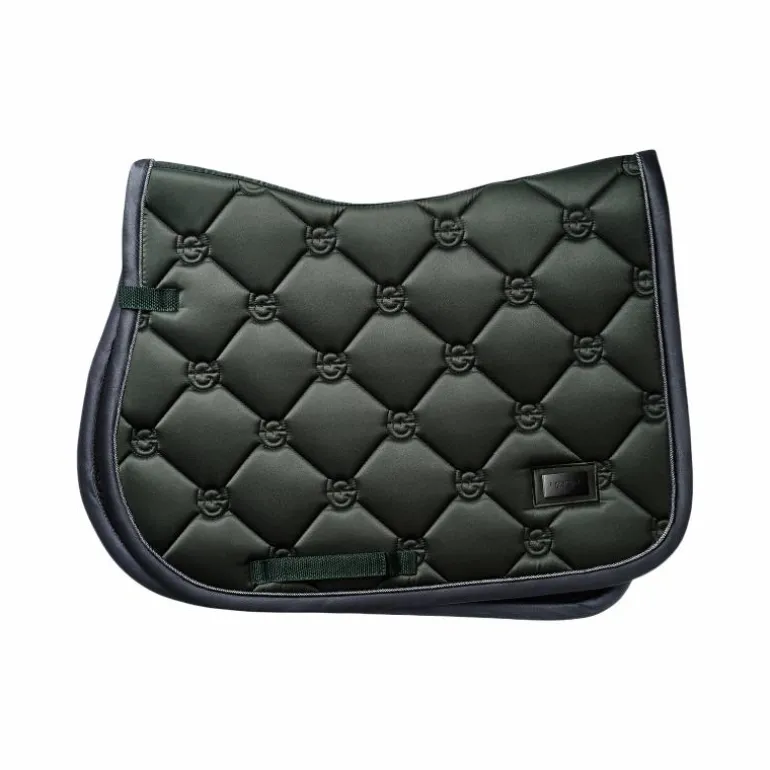 Equestrian Stockholm - Tapis de selle Avenue Green vert armé