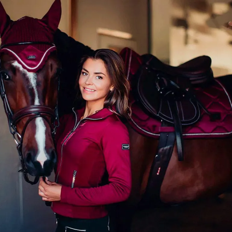 Equestrian Stockholm - Tapis de selle bordeaux