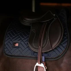 Equestrian Stockholm - Tapis de selle Modern Dark Ocean marine