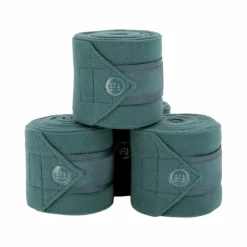 Equithème - Bandes de polo Oslo bleu (x4)