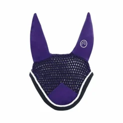 Equithème - Bonnet chasse-mouches Polyfun violet/marine