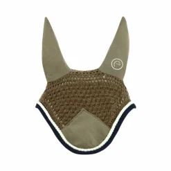 Equithème - Bonnet chasse-mouches Polyfun taupe